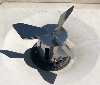 防水屋根設置、BWD-G1 100Φ