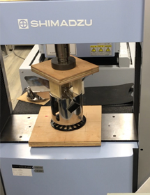 BWD-G1 100Φ強度テスト状況