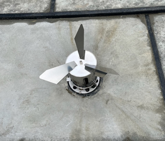 BWD-G7アスファルト防水屋根の取付状況